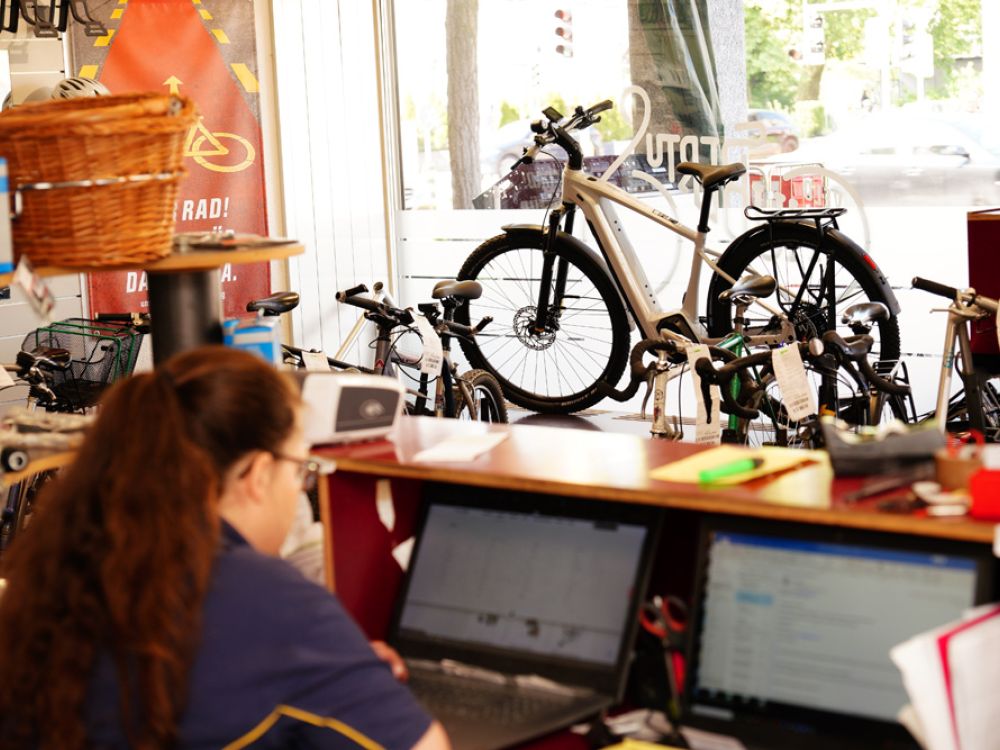 Verkaufsbereich Velo Hubertus Zürich Altstetten